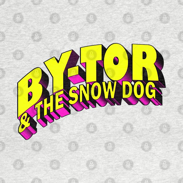 By-Tor and the Snow Dog Superhero-Style Logo by RetroZest